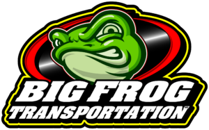 big frog transportation logo